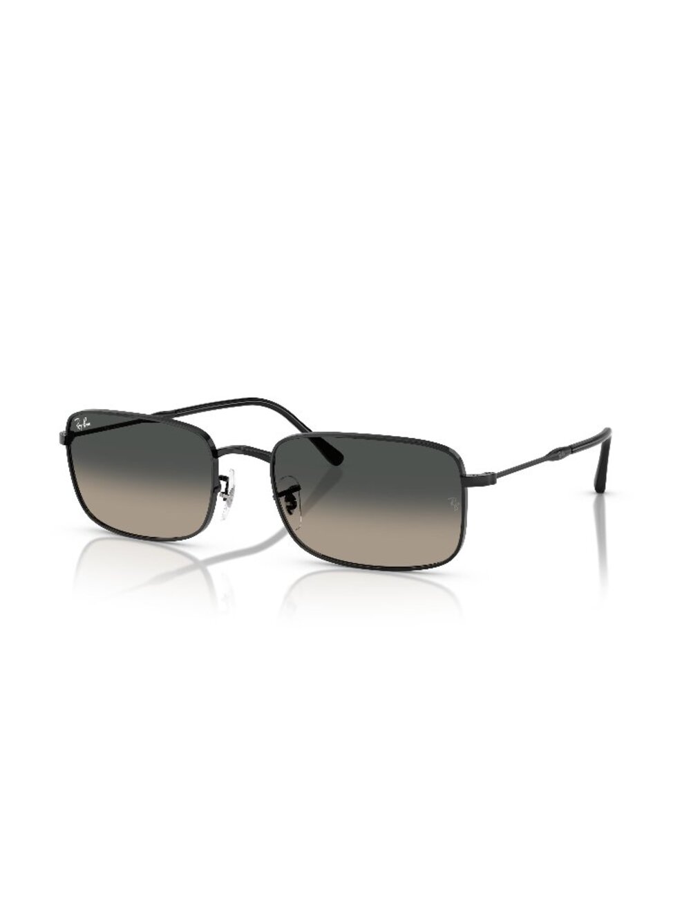 New Ray-Ban Unisex Sunglasses Black Grey Lens Metal Frame Ray Ban RB3746 002 71